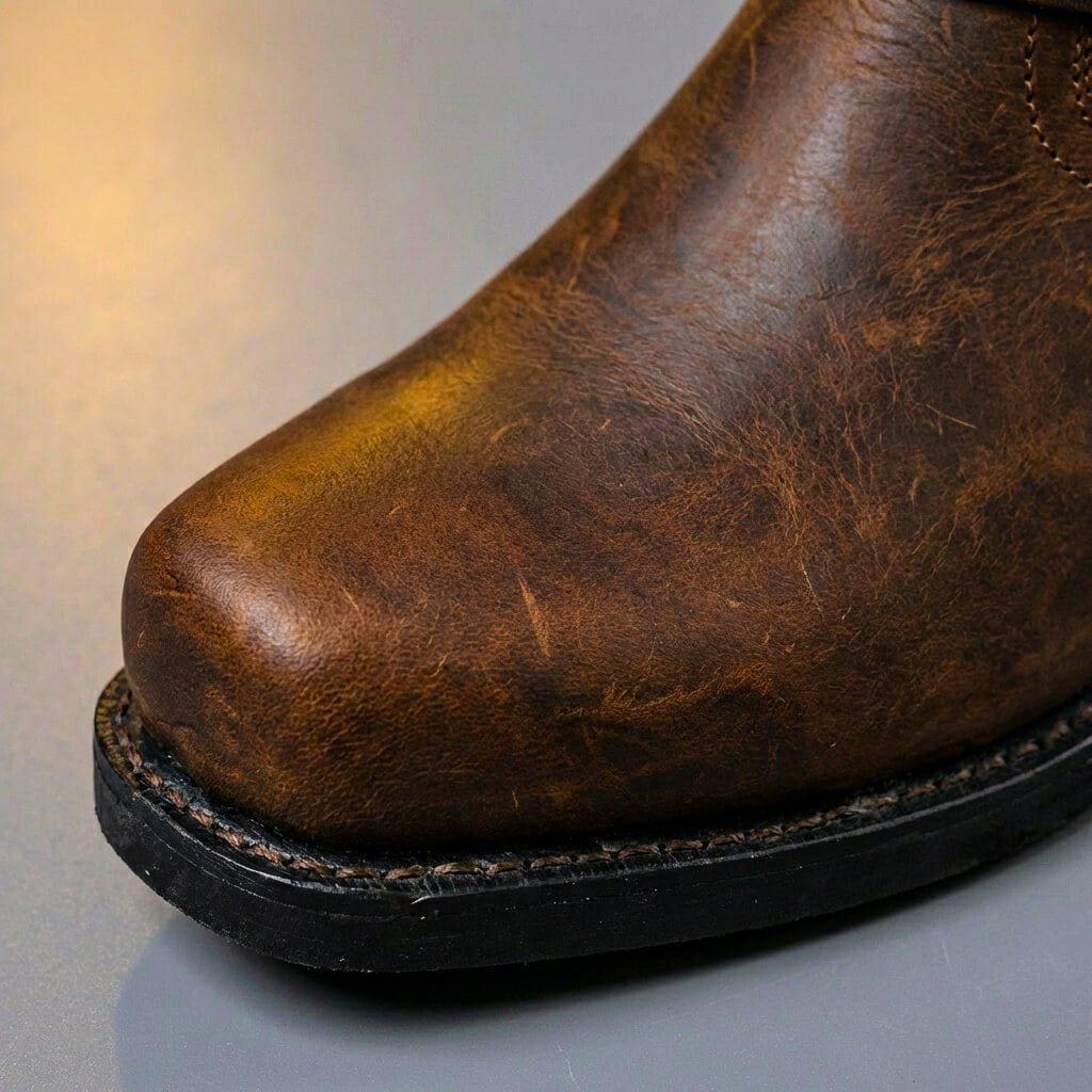 Men's Handcrafted Leather Boots – Non-Slip Sole Reinforced Stitching | Heritage Style