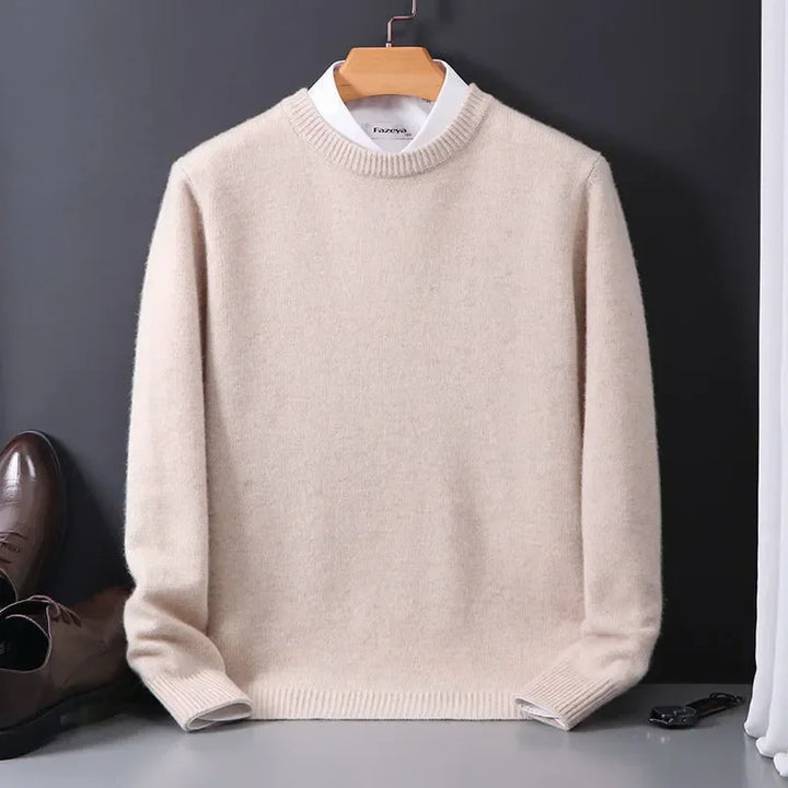 Men's Soft Knit Pullover – Classic Fit Long Sleeve | Everyday Comfort & Elegance