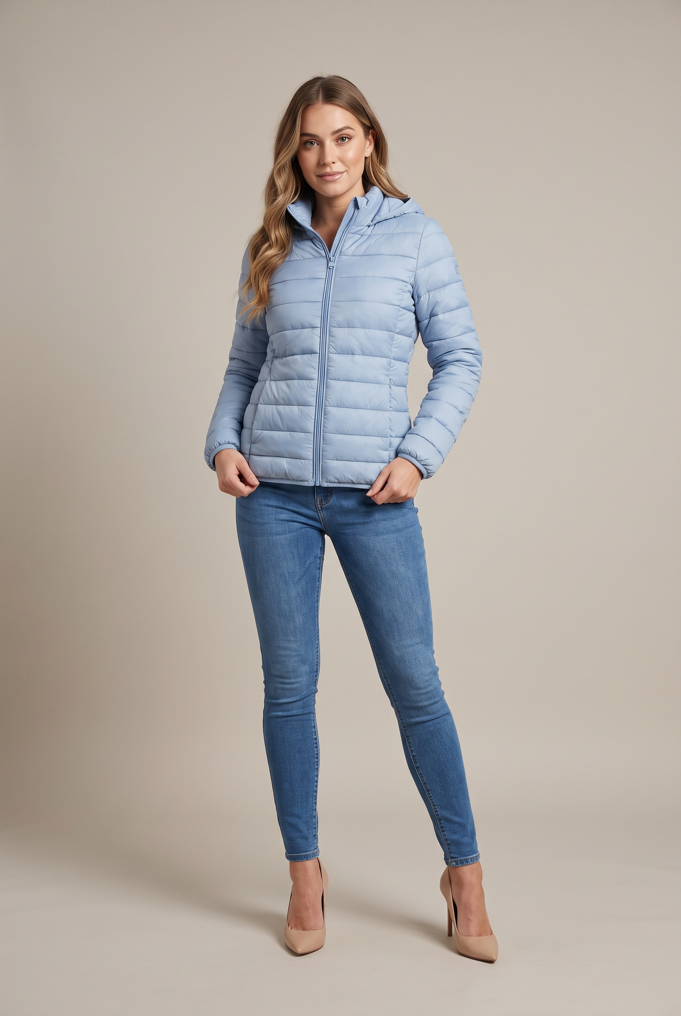 Powder blue hood