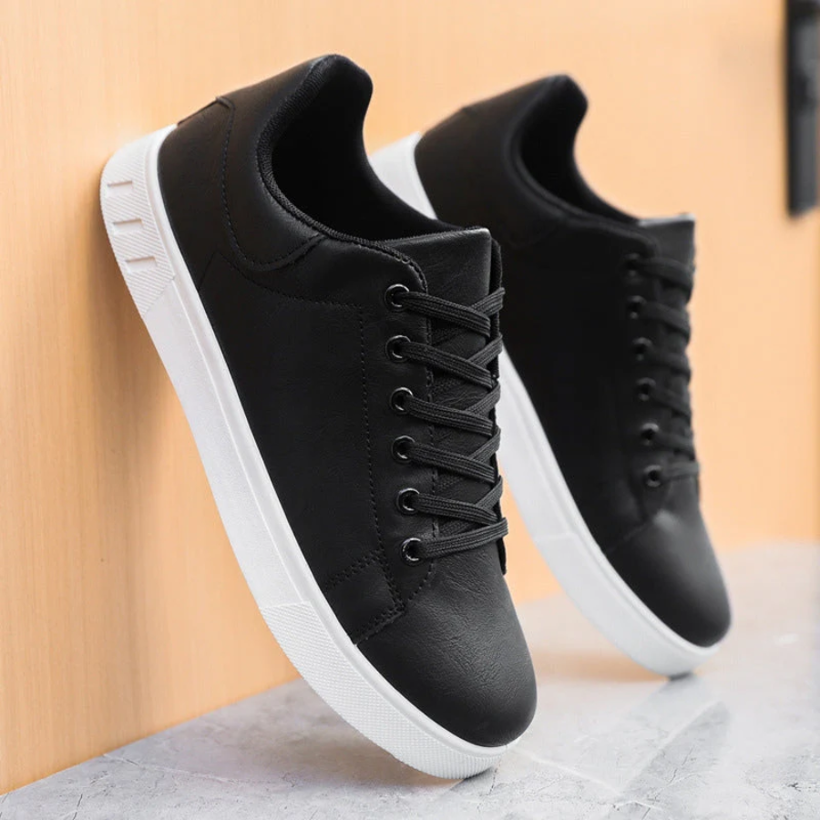 Men's Orthopedic Sneakers – Lace-Up Contrast Sole All-Day Comfort | Casual Style